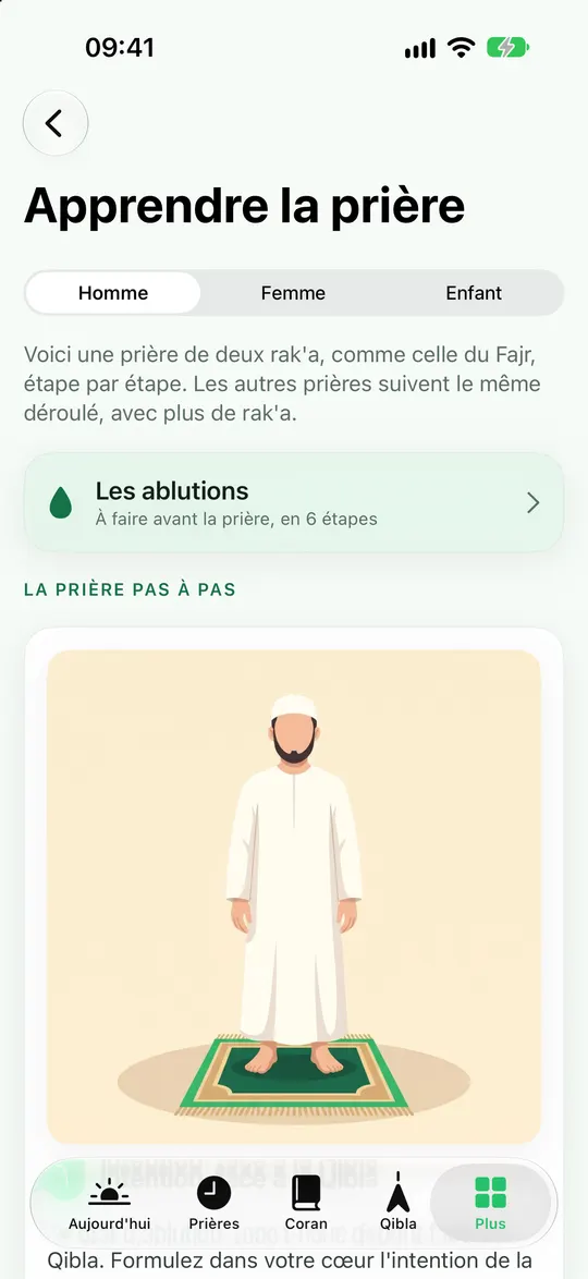 Apprendre la prière